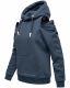 Navahoo Zuckerbärchen Damen Sweatshirt Hoodie Pullover Pulli Sweater Kapuze D.Blue-Gr.XXL