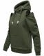 Navahoo Zuckerbärchen ladies sweatshirt hoodie pullover sweater hoodie D.Olive-Gr.XS