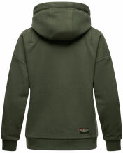 Navahoo Zuckerbärchen Damen Sweatshirt Hoodie Pullover Pulli Sweater Kapuze D.Olive-Gr.L