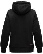 Navahoo Goldfee Damen Sweater mit Kapuze Pullover Sweatshirt Schwarz-Gr.XL
