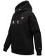 Navahoo Goldfee Damen Sweater mit Kapuze Pullover Sweatshirt Schwarz-Gr.XL