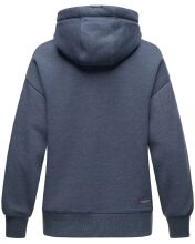 Navahoo Goldfee  ladies sweater hooded pullover sweatshirt Blue-Mel.-Gr.XXL