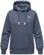 Navahoo Goldfee  ladies sweater hooded pullover sweatshirt Blue-Mel.-Gr.XXL