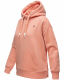 Navahoo Goldfee Damen Sweater mit Kapuze Pullover Sweatshirt Apricot-Gr.S