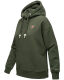 Navahoo Goldfee  ladies sweater hooded pullover sweatshirt Olive-Gr.XXL