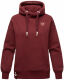 Navahoo Goldfee Damen Sweater mit Kapuze Pullover Sweatshirt Bordeaux-Gr.S