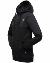 Navahoo Zauberelfe ladies hoodie pullover jumper with hood Schwarz-Gr.XS