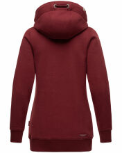 Navahoo Zauberelfe Damen Hoodie Pullover Pulli Sweater mit Kapuze Bordeaux Größe XS - Gr. 34