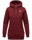 Navahoo Zauberelfe Damen Hoodie Pullover Pulli Sweater mit Kapuze Bordeaux Größe XS - Gr. 34