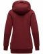 Navahoo Zauberelfe Damen Hoodie Pullover Pulli Sweater mit Kapuze Bordeaux Größe XS - Gr. 34