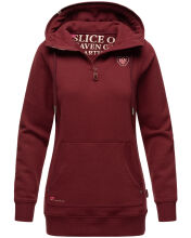 Navahoo Zauberelfe Damen Hoodie Pullover Pulli Sweater mit Kapuze Bordeaux Größe XL - Gr. 42