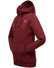 Navahoo Zauberelfe Damen Hoodie Pullover Pulli Sweater mit Kapuze Bordeaux Größe XL - Gr. 42