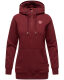 Navahoo Zauberelfe Damen Hoodie Pullover Pulli Sweater mit Kapuze Bordeaux Größe XL - Gr. 42