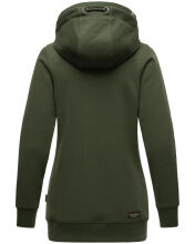 Navahoo Zauberelfe Damen Hoodie Pullover Pulli Sweater mit Kapuze Olive Größe XS - Gr. 34