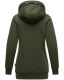 Navahoo Zauberelfe Damen Hoodie Pullover Pulli Sweater mit Kapuze Olive Größe XS - Gr. 34