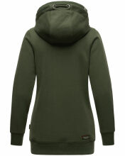 Navahoo Zauberelfe Damen Hoodie Pullover Pulli Sweater mit Kapuze Olive Größe XL - Gr. 42