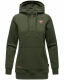 Navahoo Zauberelfe Damen Hoodie Pullover Pulli Sweater mit Kapuze Olive Größe XL - Gr. 42