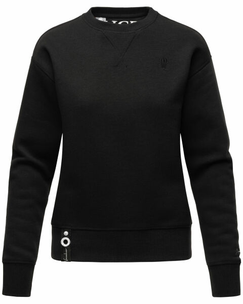 Navahoo Zuckerschnecke Damen Pullover Sweatshirt Pulli Sweater Schwarz Größe M - Gr. 38