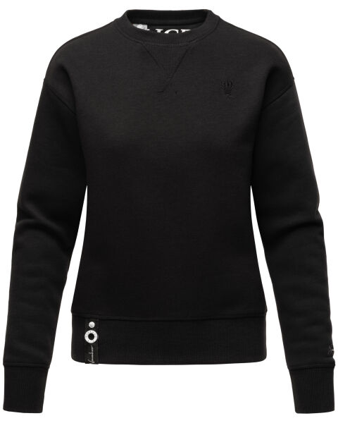Navahoo Zuckerschnecke Damen Pullover Sweatshirt Pulli Sweater Schwarz Größe XL - Gr. 42