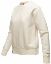 Navahoo Zuckerschnecke Damen Pullover Sweatshirt Pulli Sweater Offwhite Größe XL - Gr. 42