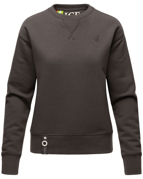 Navahoo Zuckerschnecke Damen Pullover Sweatshirt Pulli Sweater Dunkelgrau Größe XL - Gr. 42