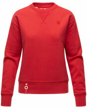 Navahoo Zuckerschnecke Damen Pullover Sweatshirt Pulli Sweater Rot Größe XS - Gr. 34