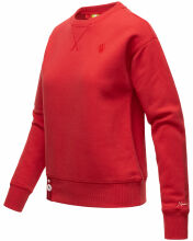 Navahoo Zuckerschnecke Damen Pullover Sweatshirt Pulli Sweater Rot Größe XS - Gr. 34