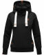 Hooded sweatshirt hoodie pullover sweater Schwarz Größe XS - Gr. 34
