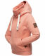 Navahoo Raniaa Damen Sweatshirt Hoodie Pullover Pulli Sweater Kapuze Apricot - Melange Größe XS - Gr. 34