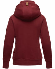 Navahoo Raniaa Damen Sweatshirt Hoodie Pullover Pulli Sweater Kapuze Bordeaux Größe XS - Gr. 34