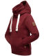 Navahoo Raniaa Damen Sweatshirt Hoodie Pullover Pulli Sweater Kapuze Bordeaux Größe XS - Gr. 34