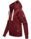 Navahoo Raniaa Damen Sweatshirt Hoodie Pullover Pulli Sweater Kapuze Bordeaux Größe XL - Gr. 42