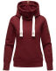 Navahoo Raniaa Damen Sweatshirt Hoodie Pullover Pulli Sweater Kapuze Bordeaux Größe XXL - Gr. 44