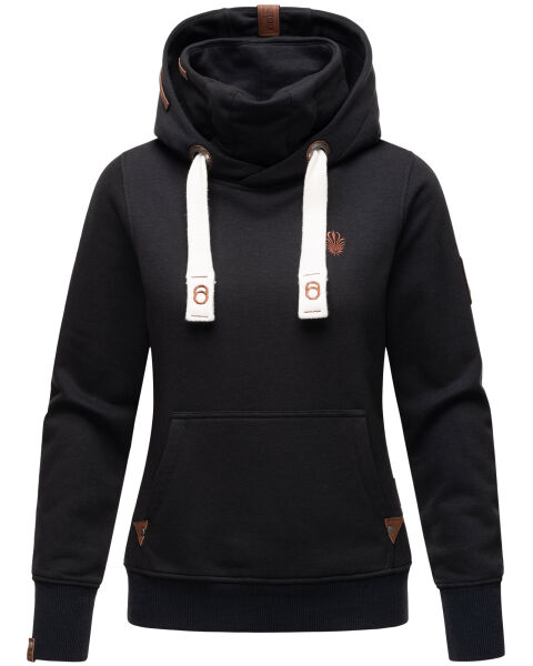 Navahoo Raniaa Damen Sweatshirt Hoodie Pullover Pulli Sweater Kapuze Navy Größe XS - Gr. 34