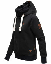 Navahoo Raniaa Damen Sweatshirt Hoodie Pullover Pulli Sweater Kapuze Navy Größe XS - Gr. 34