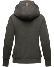 Navahoo Raniaa Damen Sweatshirt Hoodie Pullover Pulli Sweater Kapuze Dunkelgrau - Melange Größe L - Gr. 40