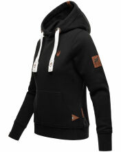 Navahoo Damlaa Damen Kapuzenpullover Sweatshirt Hoodie Schwarz Größe XS - Gr. 34