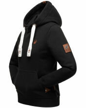 Navahoo Damlaa Damen Kapuzenpullover Sweatshirt Hoodie Schwarz Größe XS - Gr. 34