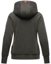 Navahoo Damlaa Damen Kapuzenpullover Sweatshirt Hoodie Dunkelgrau - Melange Größe XS - Gr. 34