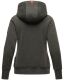 Navahoo Damlaa Damen Kapuzenpullover Sweatshirt Hoodie Dunkelgrau - Melange Größe XS - Gr. 34