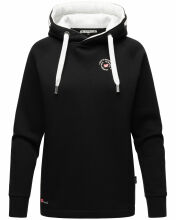 Marikoo Airii Damen Sweater Kapuzenpullover Hoodie Schwarz Größe S - Gr. 36