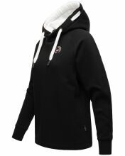 Marikoo Airii Damen Sweater Kapuzenpullover Hoodie Schwarz Größe S - Gr. 36