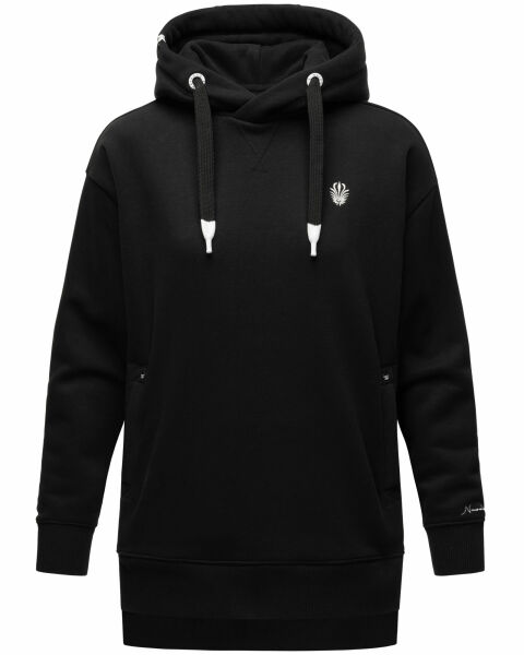 Navahoo Silberengelchen Damen Hoodie Schwarz-Gr.S
