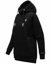 Navahoo Silberengelchen Damen Hoodie Schwarz-Gr.XXL