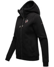Marikoo Setsunaa ladies sweat jacket hoodie pullover hoodie Schwarz-Gr.XS