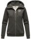 Marikoo Setsunaa Damen Sweatjacke Hoodie Pullover Kapuze D.Grau-Mel.-Gr.XS
