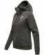 Marikoo Setsunaa Damen Sweatjacke Hoodie Pullover Kapuze D.Grau-Mel.-Gr.XS