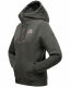 Marikoo Setsunaa Damen Sweatjacke Hoodie Pullover Kapuze D.Grau-Mel.-Gr.XS