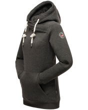 Marikoo Izuyaa Damen Sweatshirt Hoodie Kapuzenpullover D.Grau-Mel.-Gr.XS