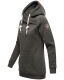 Marikoo Izuyaa Damen Sweatshirt Hoodie Kapuzenpullover D.Grau-Mel.-Gr.XS